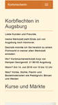 Mobile Screenshot of korbflechterin.de